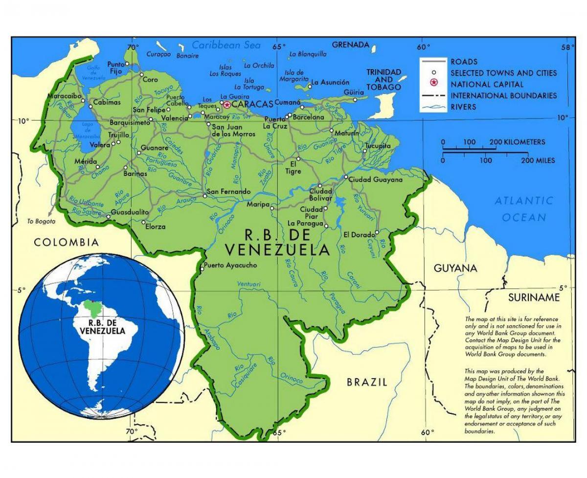 mapa de mapa de venezuela