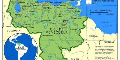 Mapa de mapa de venezuela