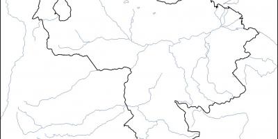 Venezuela mapa em branco