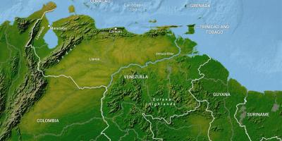 Mapa da venezuela geografia